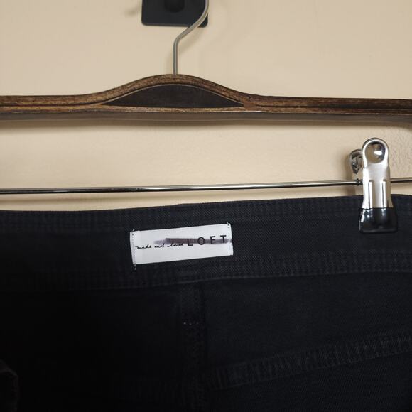 Loft High Waist Wide Leg in Black Size 31 - Picture 9 of 11